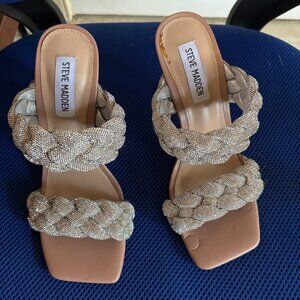 Steve Madden Kenley Rhinestone Heel Size 7.5